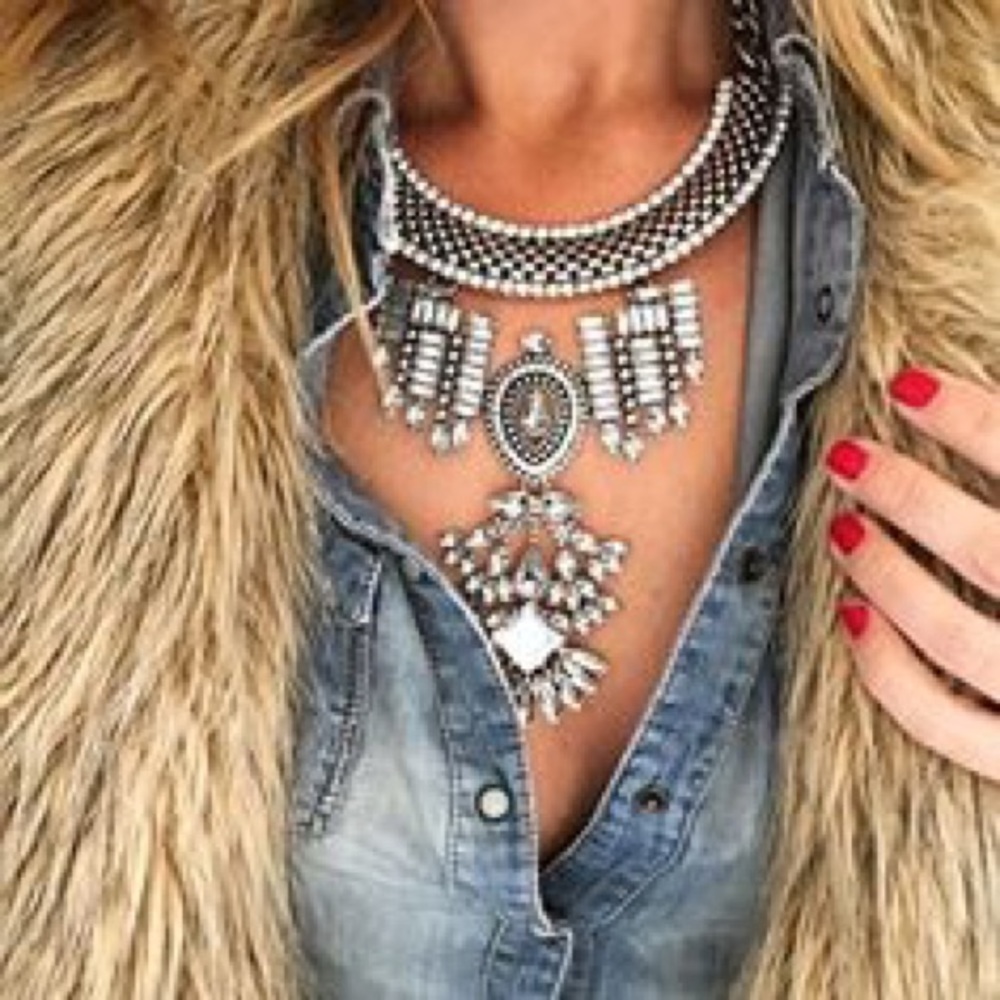 🦋 UR BEAUTIFUL DOLL 🦋 DIVA BLING DIAMOND RHINESTONE TRIBAL GYPSY BOHO CHIC TWO - Picture 3 of 16